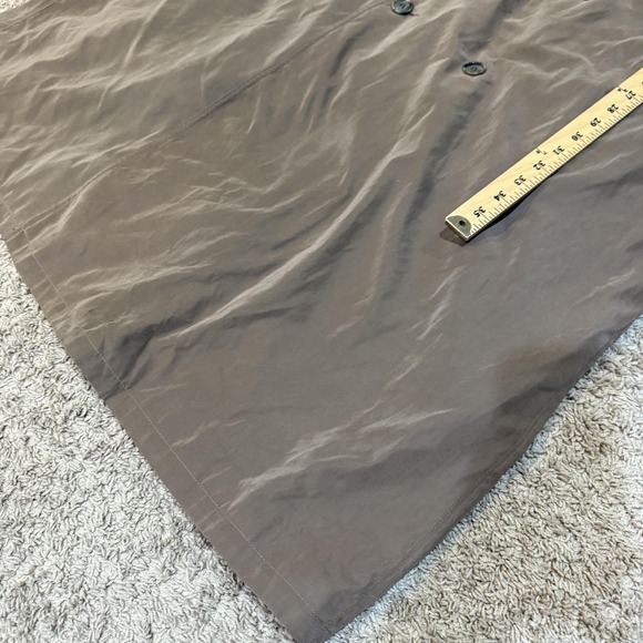 Vintage Bill Blass Trench‎ Coat Mens 42L Belted Double Breasted Made USA 90s - Picture 6 of 15